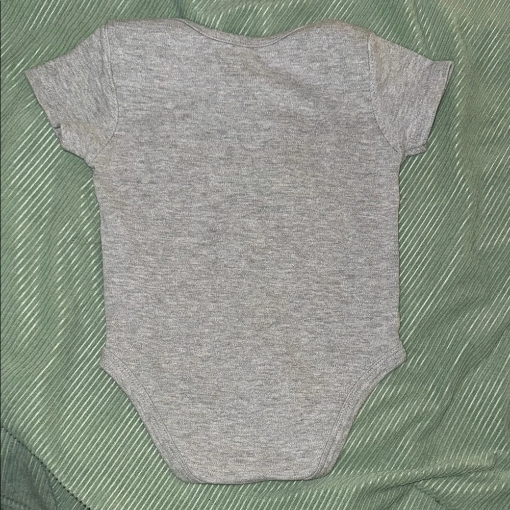 Genuine Merchandise MLB “Athletics” A’s Gray Baby One Piece 18 mos